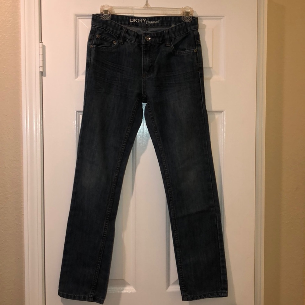 Boys Size 14 Indigo DKNY Straight Fit Jeans